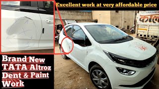 Brand New TATA Altroz dent amp paint work in very Affordable price [upl. by Akienat654]