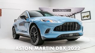 Frosted Glass Blue  2022 Aston Martin DBX  REVIEW [upl. by Nylrahc]