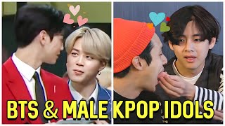 Friendship Between BTS And Male Kpop Idols [upl. by Haldane]