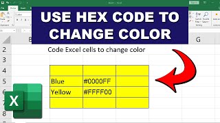 How to use Code Excel cells to change color [upl. by Muraida308]