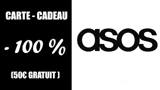 Comment avoir des vêtements gratuits  Code promo ASOS 2024 [upl. by Nylecoj221]