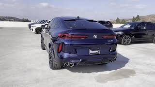 2021 BMW X6M in Tanzanite Blue II Metallic with back up assistant [upl. by Azila]