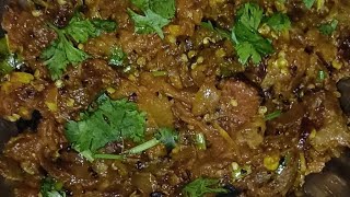 baingan ka bharta recipe [upl. by Ardnasil]