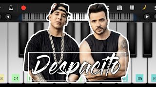 Despacito Luis Fonsi Daddy Yankee Walk Band Instrumental cover Mobile Piano [upl. by Eelyab]