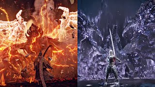 Bayle vs Midir  Two Cinematic Dragon Fights OST sync [upl. by Rodrick]