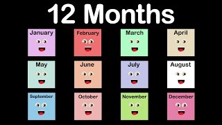 Months of the Year Song12 Months of the Year SongCalendar Song [upl. by Botzow729]