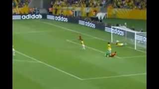 david luiz salva gol brasil vs españa [upl. by Yate594]