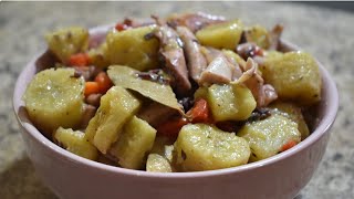 Martes de Recetas Guineos en Escabeche con Pulpo [upl. by Aihseuqram931]