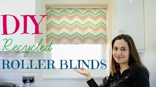 How To Recycle Roller Blinds DIY  The Carpenters Daughter [upl. by Aekin]