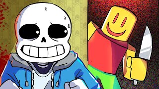 If SANS played ROBLOX HORROR GAMES Animation [upl. by Naoma]