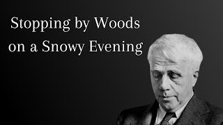 Robert Frost reads quotStopping by Woods on a Snowy Eveningquot [upl. by Annoj]