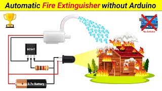 Inspire Award Project  How to make Automatic Fire Extinguisher without Arduino  Science Project [upl. by Dehnel851]