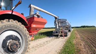 Setting Pump Motors Demoing a Brehmer Fertilizer Trailer and Hilling Potatoes [upl. by Ihel561]