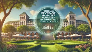 Food and Beverage Manager Job Responsibilities in Large Hotel [upl. by Eibor]