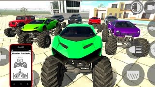 India bike game ka monster truck ka cheat code  🚛🚛 India bike drive 3d  gameplay video monster [upl. by Daisi]