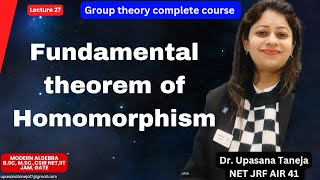 Fundamental theorem of homomorphism Homomorphism  Gk G Isomorphism [upl. by Anowahs426]