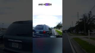 Driver Gets Sweet Instant Justice After Fleeing Crash [upl. by Coffeng]