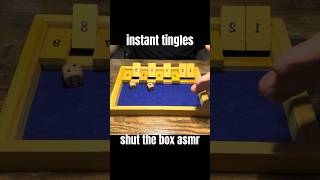 shut the box asmr 😴💤  tingles for people with asmr immunity asmr asmrshorts [upl. by Grizelda530]