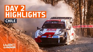 Day 2 Highlights  WRC Rally Chile Bio Bío 2023 [upl. by Pernell]