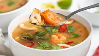 Tom Yum Soup Recipe [upl. by Enaej]