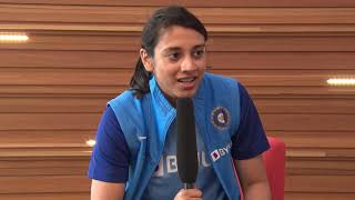 ICC Women’s T20 World Cup  Interview with Indias Smriti Mandhana [upl. by Alya471]