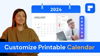 Customize Printable Business Calendar 2024 [upl. by Coffin]