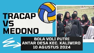 Full Bola voli putri TRACAP VS MEDONO  Antar Desa Kec Kaliwiro Wonosobo 10 Agustus 2024 [upl. by Rebekkah]