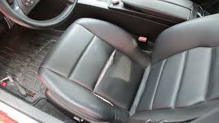 2008 W204 MercedesBenz CClass Seat Cover Replacement [upl. by Ahsied]