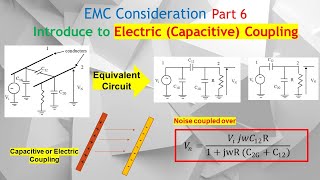 EMC Part 6 Understand Electric E field or Capacitive Coupling and the Parameters that Affect it [upl. by Palmore16]