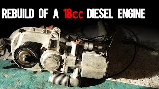 Diesel TwoStroke VARIABLE COMPRESSION  Engine Rebuild [upl. by Nerro365]