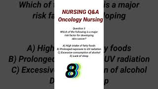 Nursing Questions And Answer  Oncology Nursing Question viralshorts oncology [upl. by Esemaj]