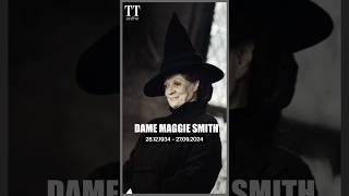 Harry Potter Downton Abbey Actress Dame Maggie Smith Passes Away hollywood obituary [upl. by Harness]