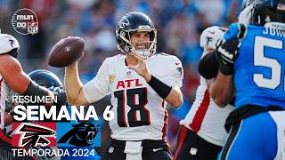 Atlanta Falcons vs Carolina Panthers  Semana 6  NFL 2024  Highlights Resumen en español [upl. by Flodnar]