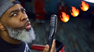 BEST HOT BEARD BRUSH  HOW TO STRAIGHTEN BEARD [upl. by Gnaig853]