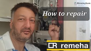 Remeha Avanta no heating and no hot water air luck in the system Birmingham boiler repair [upl. by Russia846]