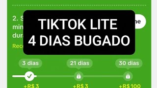 TIKTOK LITE FEZ 4 DIAS BUGADO [upl. by Gimpel305]