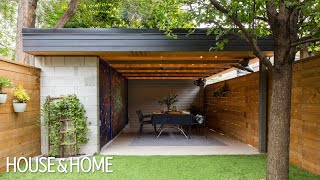 Outdoor Living  This Carport Doubles As A Cozy Dining Area [upl. by Atneciv]