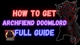 AQW  ArchFiend DoomLord Guide [upl. by Dreher]