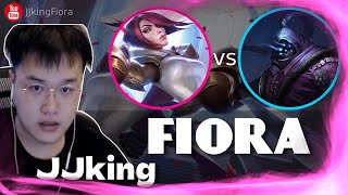 🔴 JJking Fiora vs Jax Best Fiora OTP  JJking Fiora Guide [upl. by Latreese]