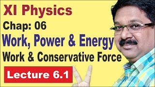 NCERT XI Physics Chap61Work conservative Force work power amp Energy [upl. by Aitel]