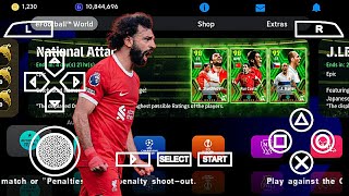 eFootball PES 2024 PPSSPP Transfer Update CameraPs5 Full Tim Eroupa amp Saudi Arab Best Graphics [upl. by Sikram]