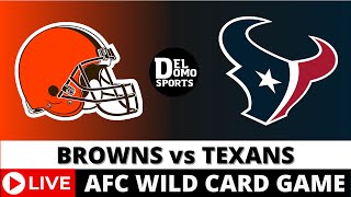 CLEVELAND BROWNS VS HOUSTON TEXANS LIVE  NFL Game Score JAN 13 2024  AFC Wild Card Round [upl. by Ecnarrot]