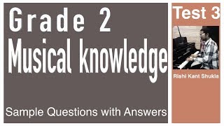 Grade 2 Musical Knowledge Questions with Answers  Test 3 [upl. by Nyrmak]