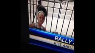 Black Girl Dancing News Blooper  NBC Chicago 5 [upl. by Ecadnarb]