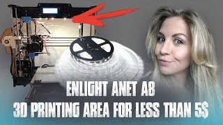 How to add light to ANET A8 3D Printer with led strip upgrade for less than 5  3D Printing serie [upl. by Mateo]