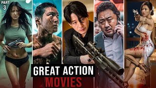 Top 10 Brutal Action Movies  All Time Best Korean Action Movies Part3 [upl. by Sedinoel]