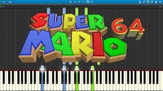 Metal Cap  Super Mario 64 Piano Cover Synthesia [upl. by Ahtamas]