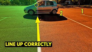 How to Use the 3 Line Method CORRECTLY when Reverse Parking on the Left [upl. by Crowell]