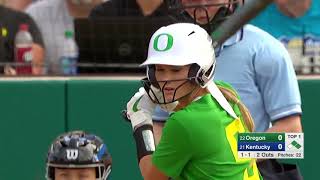 22 Oregon vs 21 Kentucky Feb16  NCAA Softball 2019 [upl. by Haslam712]