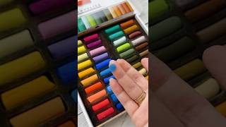 Unboxing now Sennelier soft pastel ✨ 40 half stick set shorts art softpastel [upl. by Medwin]